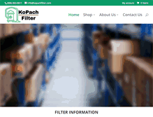 Tablet Screenshot of kopachfilter.com